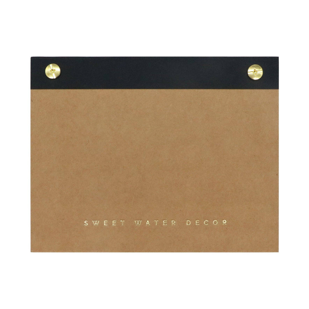 Small Gold Rivet Basic Notepad - Stationery & Decor