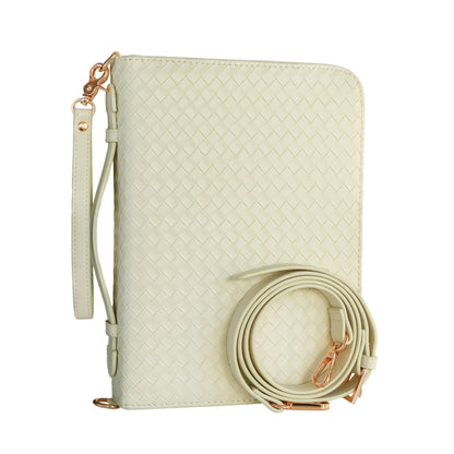 Bible Cover Crossbody Pearl