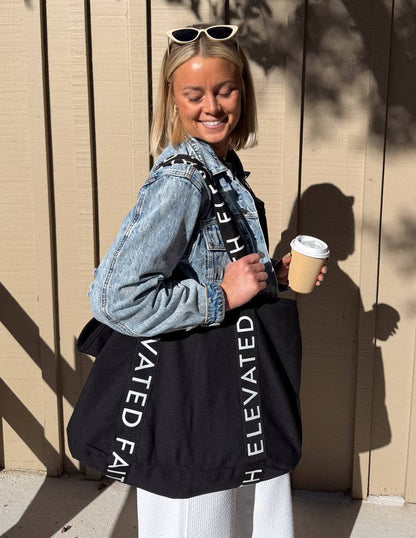 Elevated Everyday Black Tote