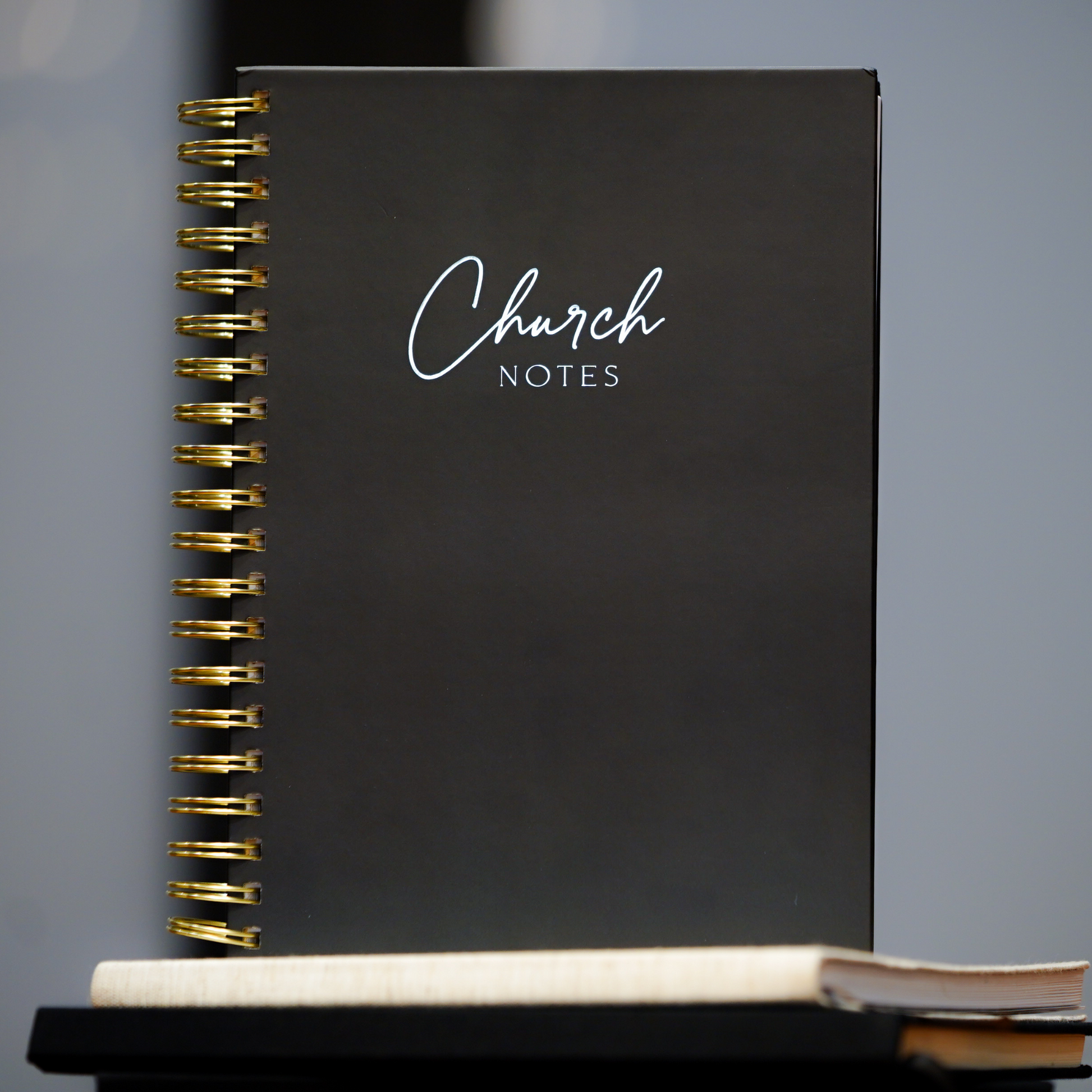 Church Notes Journal Luxe Gold Coil Edition - Havilah Printing Co.