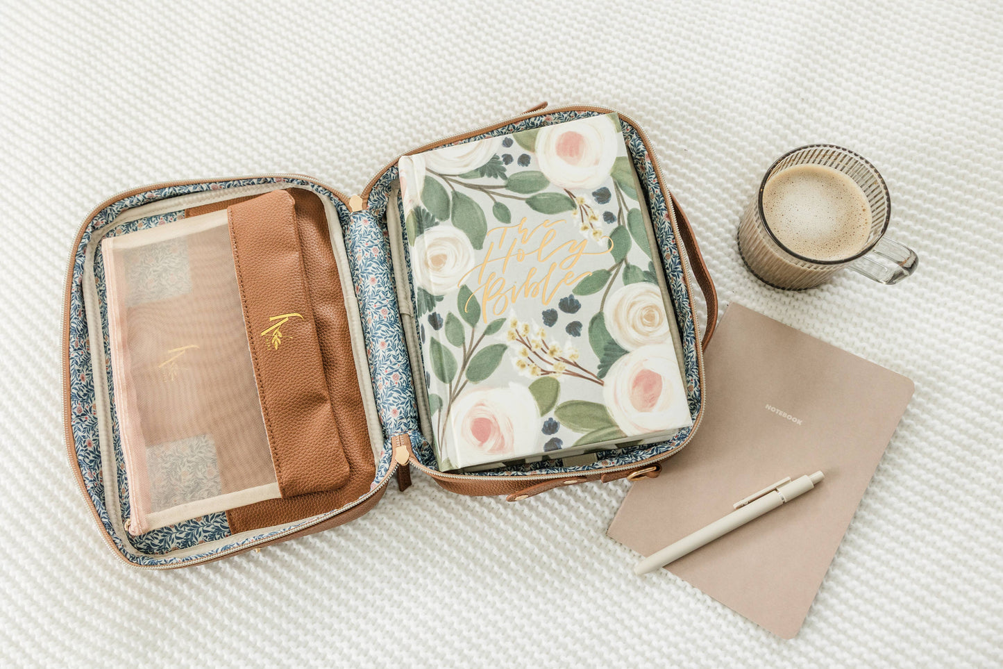 Bible Cover Crossbody Bag Mocha