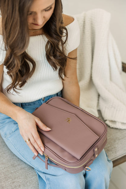 Bible Cover Crossbody Bag Lavender