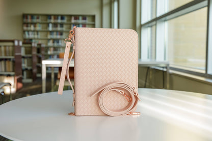Bible Cover Crossbody Blush