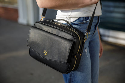 Bible Cover Crossbody Bag Black