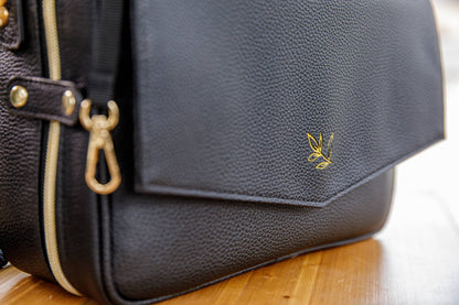 Bible Cover Crossbody Bag Black