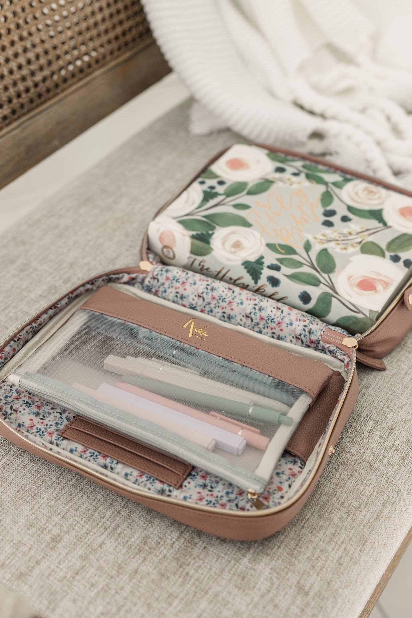 Bible Cover Crossbody Bag Lavender