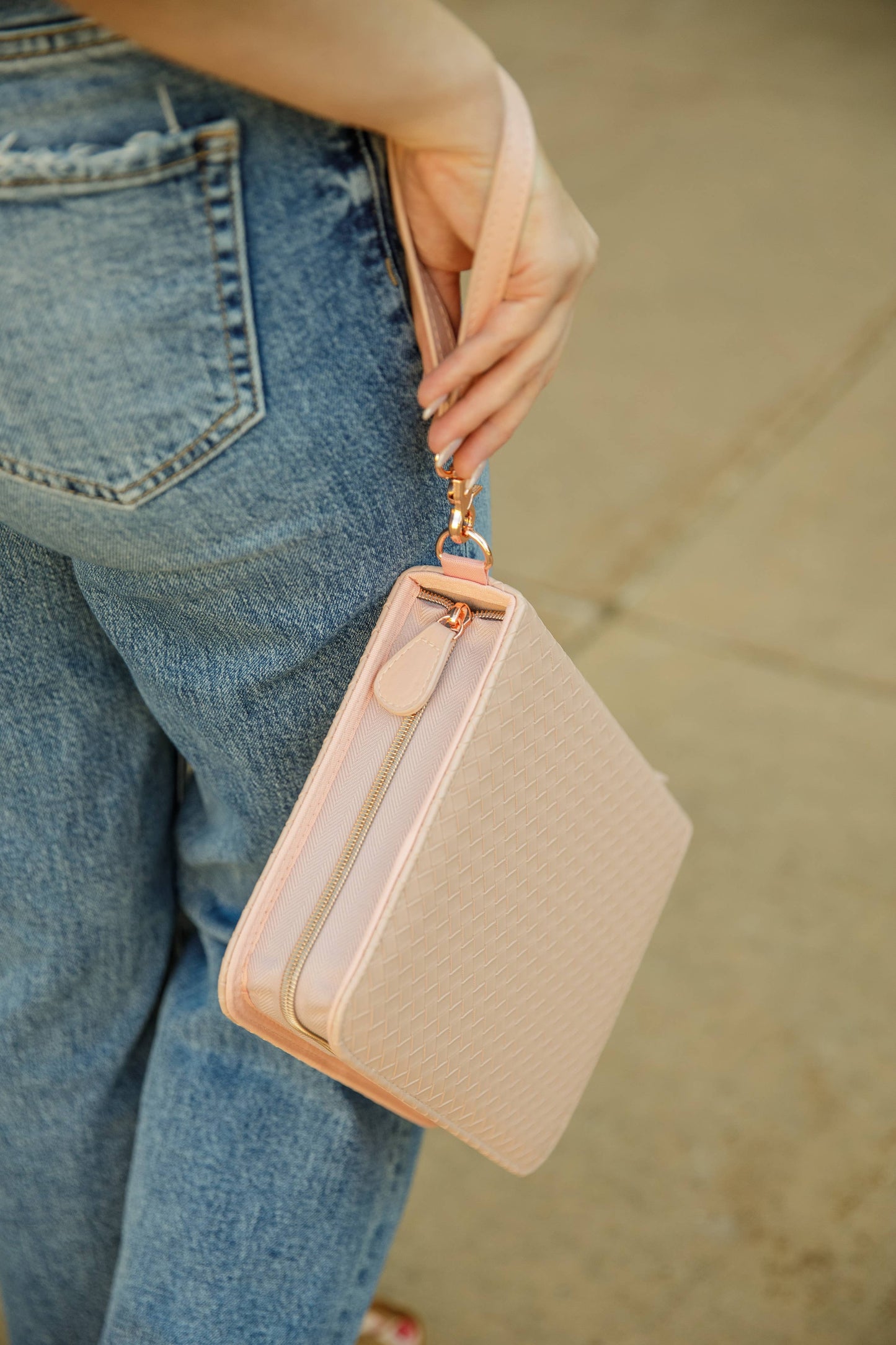 Bible Cover Crossbody Blush