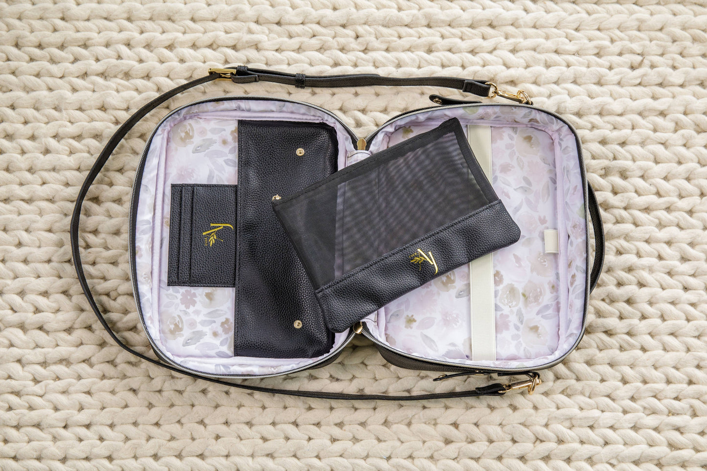 Bible Cover Crossbody Bag Black