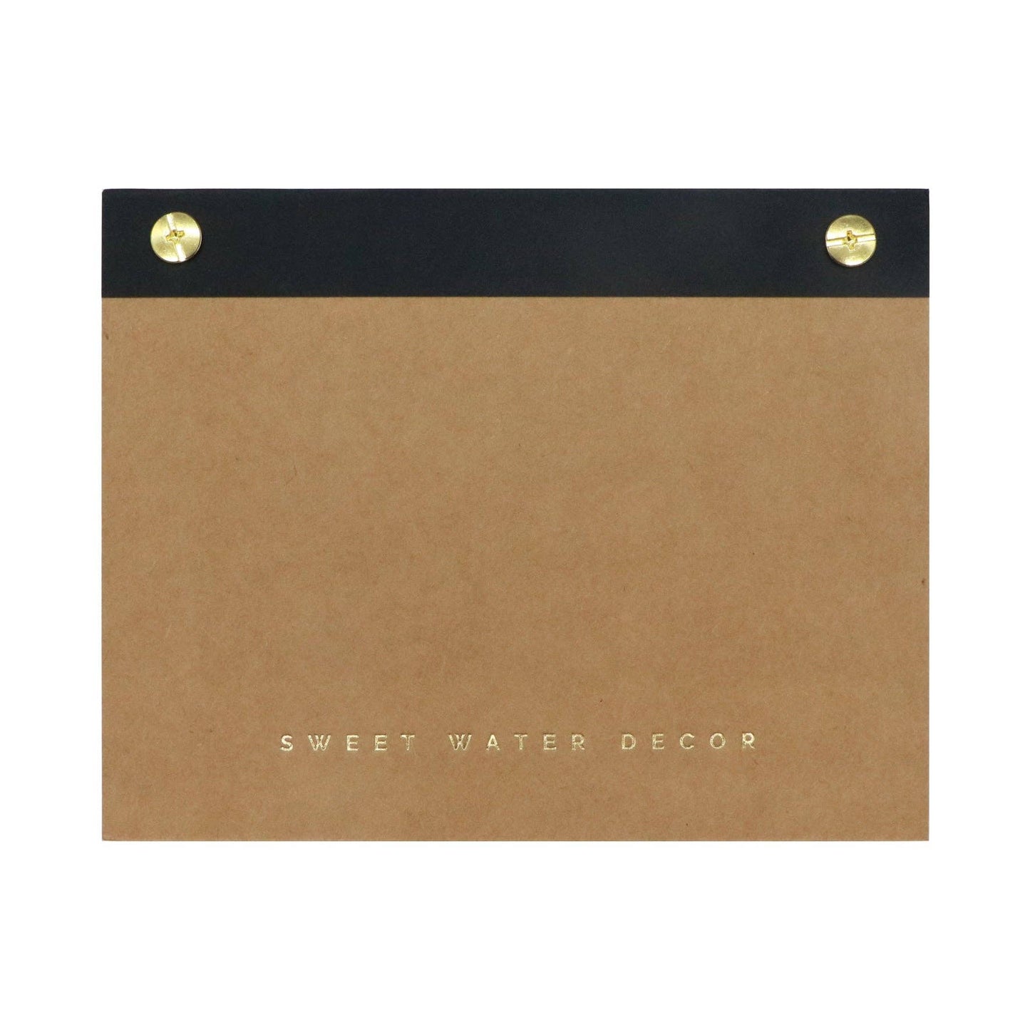 Small Gold Rivet Basic Notepad - Stationery & Decor