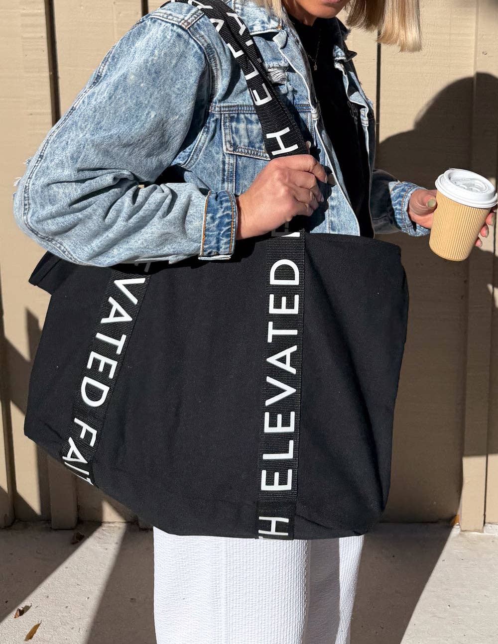 Elevated Everyday Black Tote