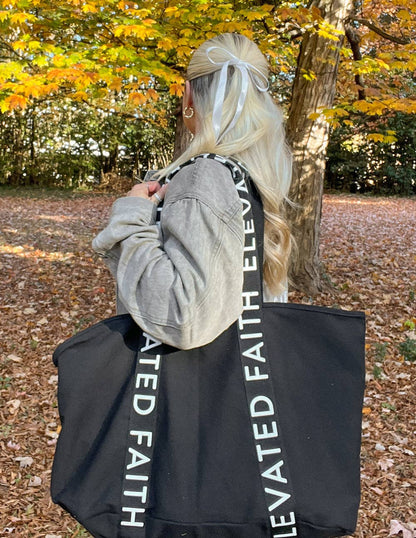 Elevated Everyday Black Tote