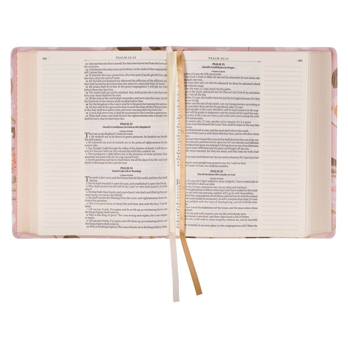 KJV Note Taking Bible Faux Leather Strength & Dignity