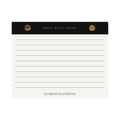 Small Gold Rivet Basic Notepad - Stationery & Decor