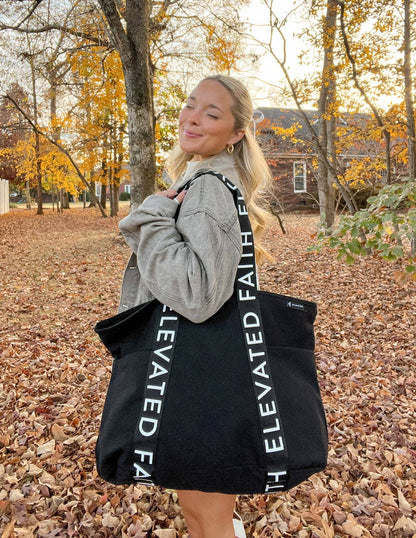 Elevated Everyday Black Tote
