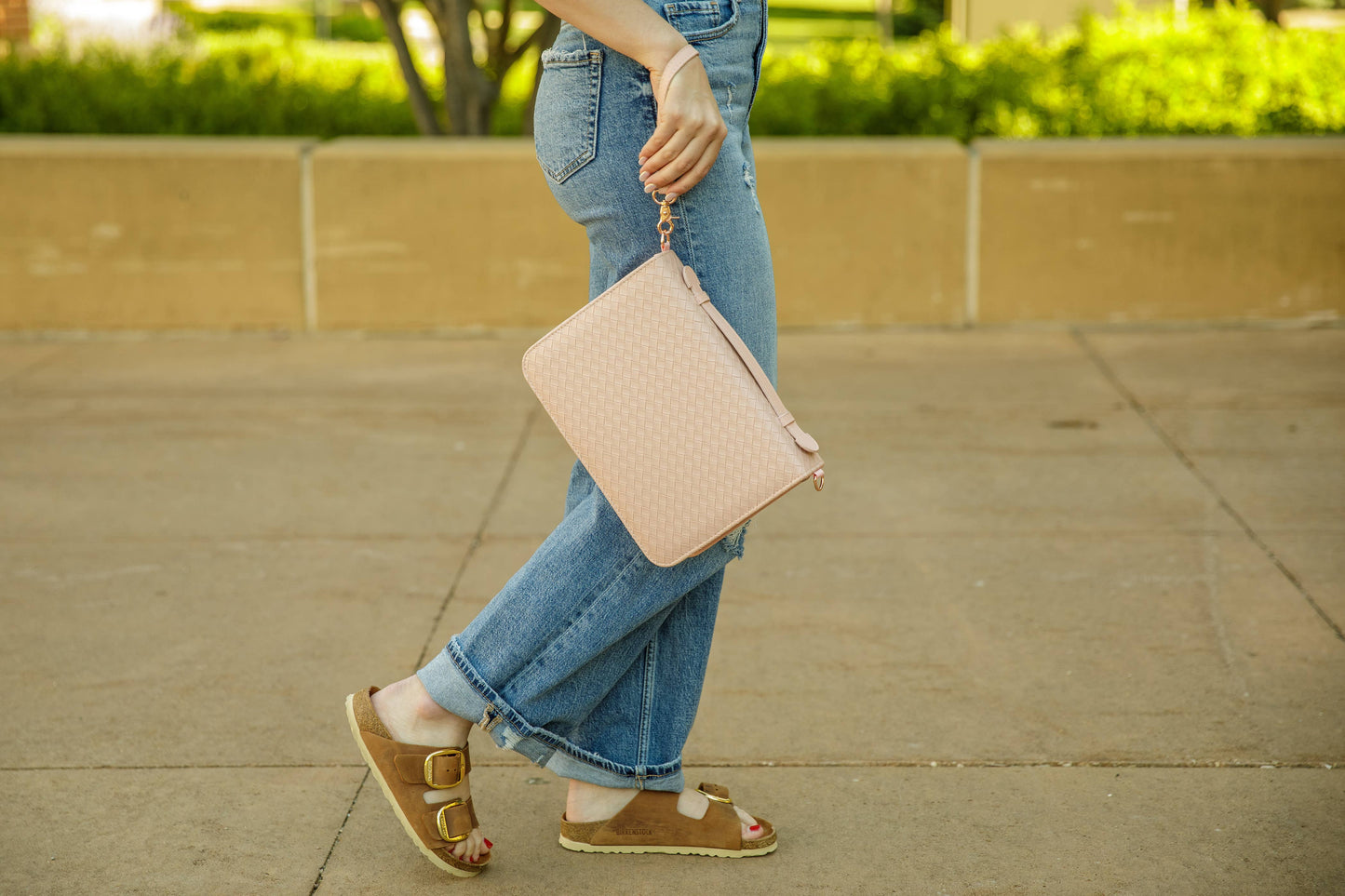 Bible Cover Crossbody Blush