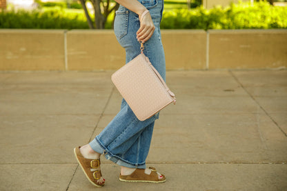Bible Cover Crossbody Blush